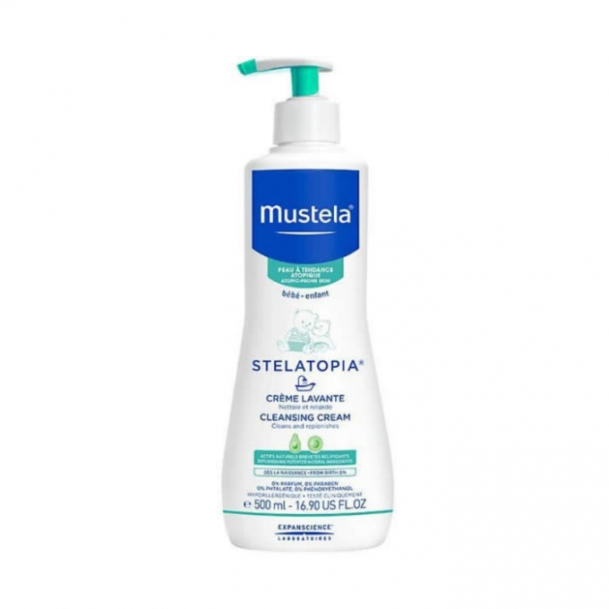 mustela stelatopia emollient cream 400ml