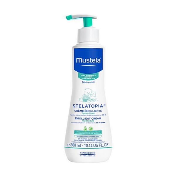 mustela stelatopia emollient cream 400ml
