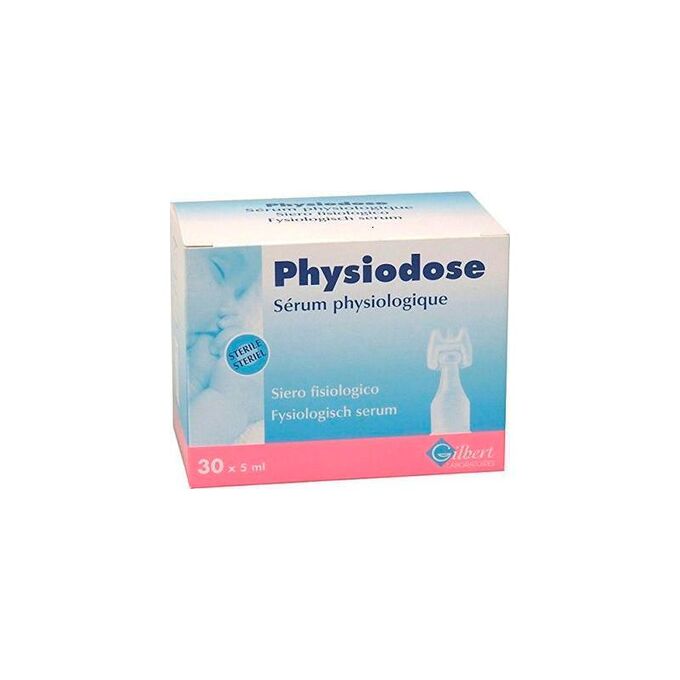 Physiodose Sérum physiologique stérile Gilbert 40 Unidoses 5 ml