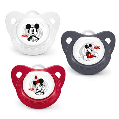 Nuk Chupete Disney Mickey Silicona Talla 1, 0-6 Meses, 1 Ud, PharmacyClub