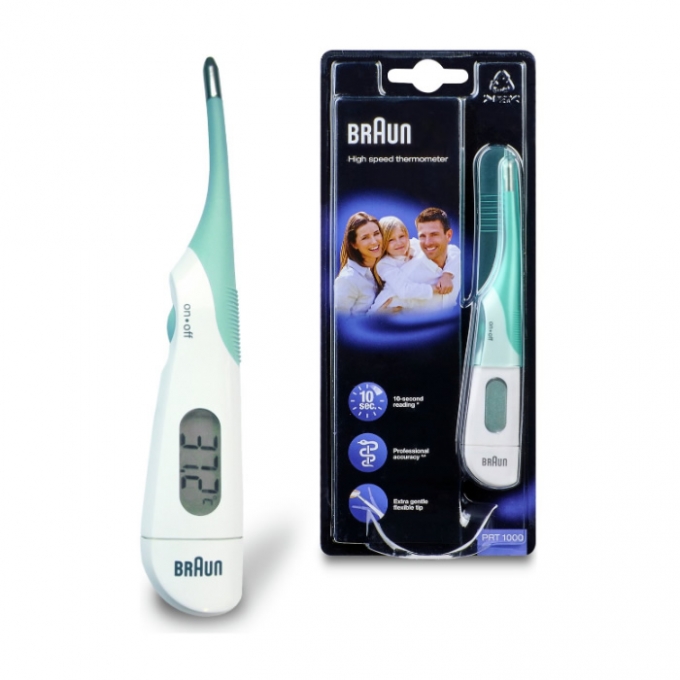 Beheren Eenzaamheid gemiddelde Braun Flexible Digital Thermometer PRT1000 | PharmacyClub | Buy the best  pharma-cosmetics online