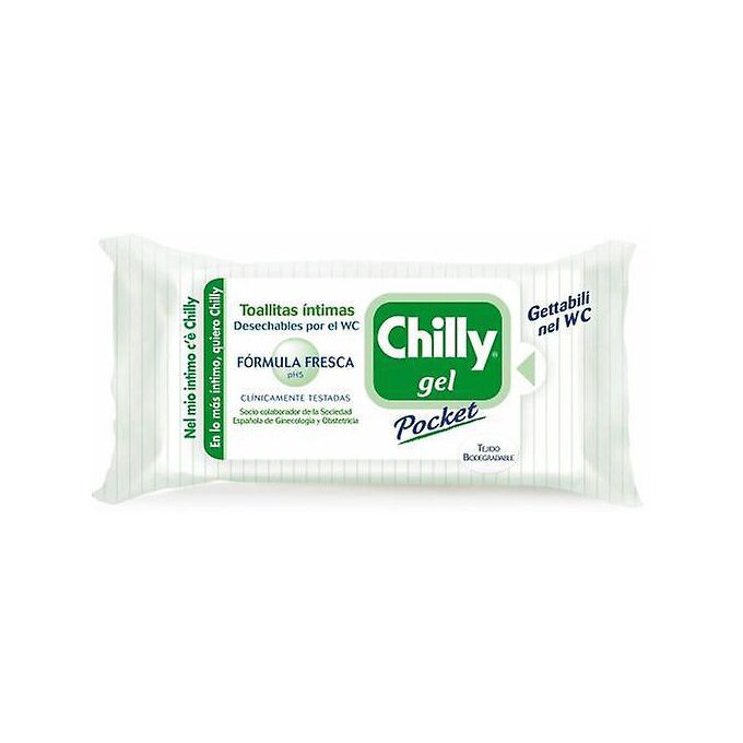 Chilly Toallitas Íntimas Formula Fresca Ph5 12 Unidades, PharmacyClub