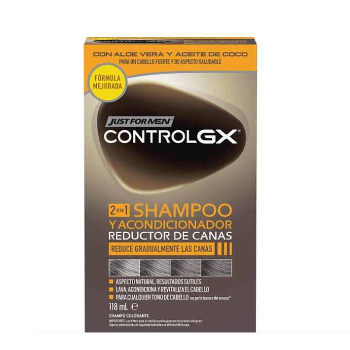 Just for men control online gx grey reducing shampoo