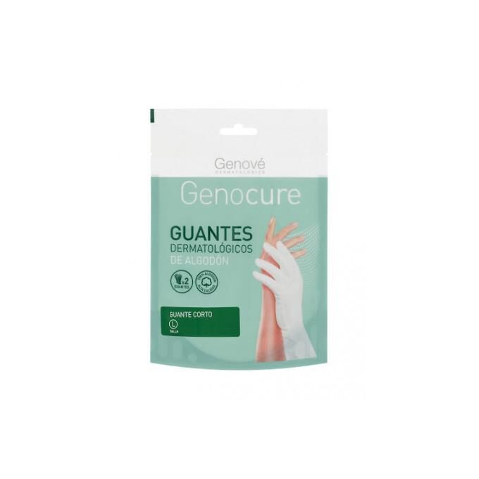 GENOCURE Guantes Algodón Dermatológicos Talla L