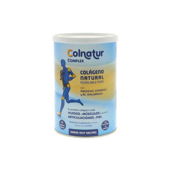 Colnatur Complejo colágeno hidrolizado con ácido hialurónico y vitamina C  330g/11.6 oz