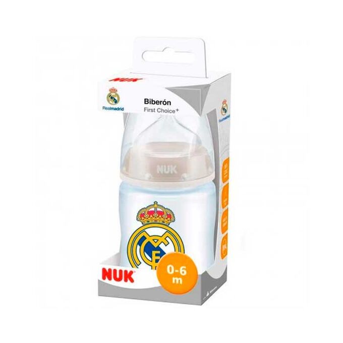 Nuk Real Madrid Silicone Bottle 0-6 Months 150ml, PharmacyClub