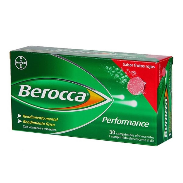 berocca performance 30 effervescent tablets red fruit