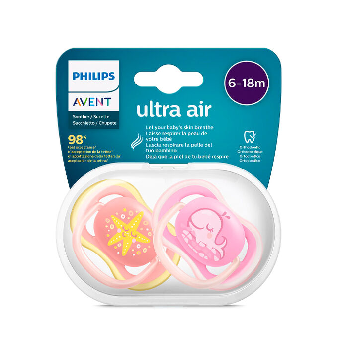Philips AVENT Sucettes Ultra Air 6-18m