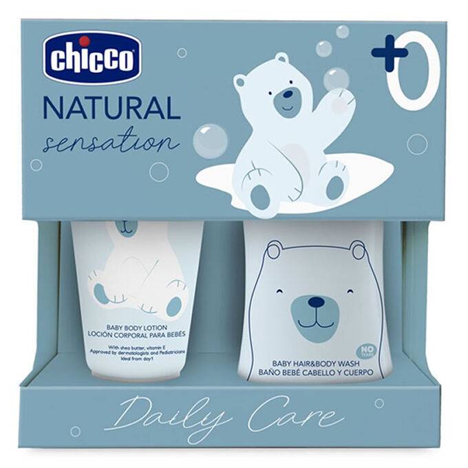 Chicco Natural Sensation Set Igiene E Bagno 2 Pezzi